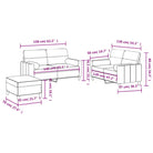 Banken Loungeset met elegante uitstraling en comfortabele zithoek - Banken