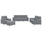 Banken loungeset met ruime totale afmetingen en comfortabele breedte zitting - Banken