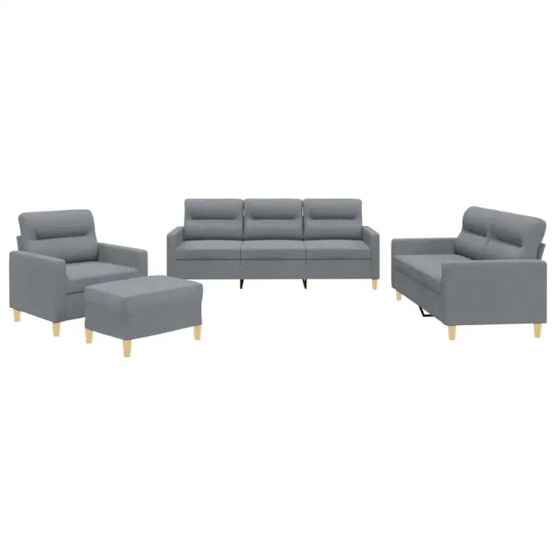 Banken loungeset met ruime totale afmetingen en comfortabele breedte zitting - Banken
