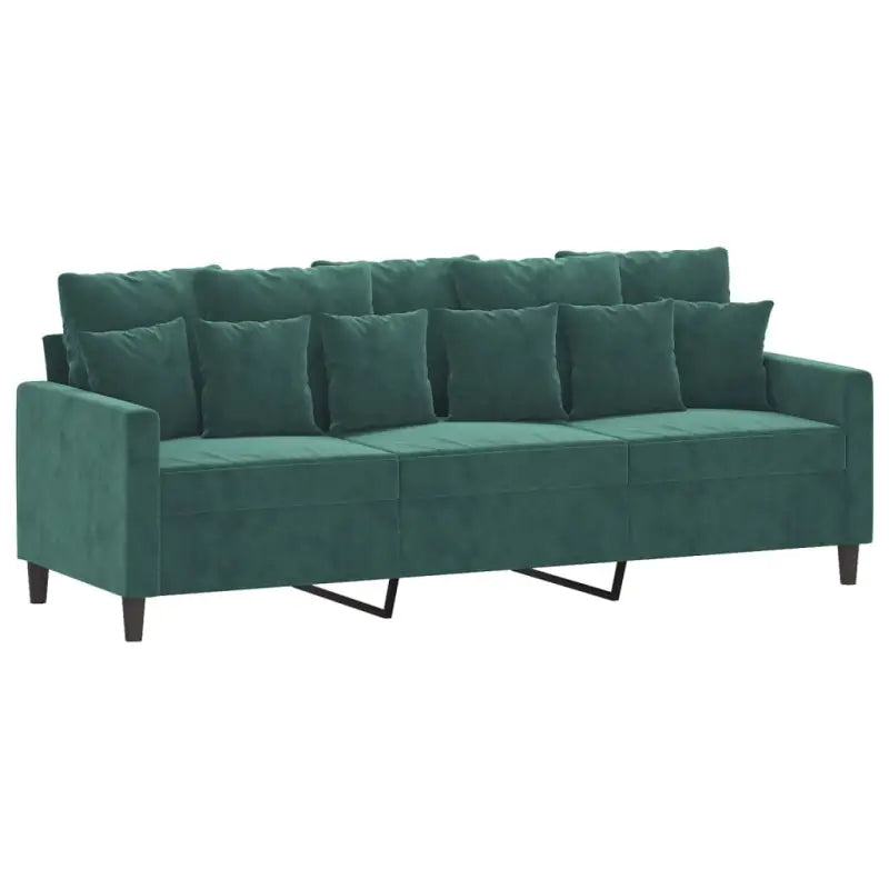 Banken loungeset met zachte fluweel bekleding en comfortabele totale afmetingen - Banken