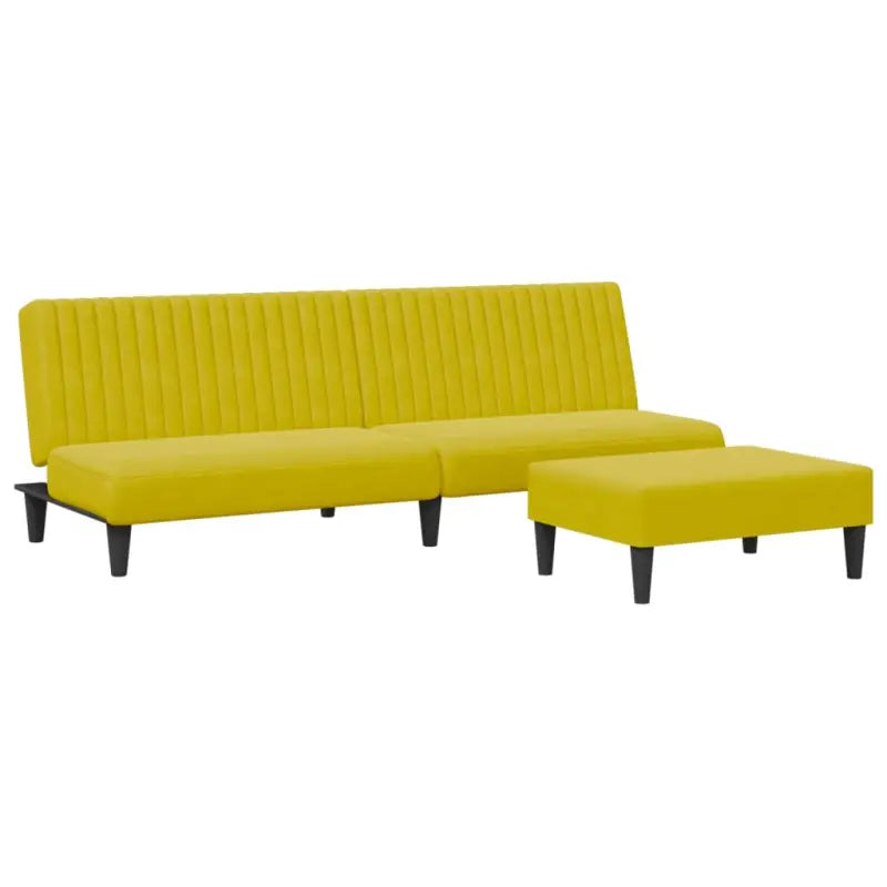 Banken loungeset met zachte fluweel en prettige hoogte rugleuning - Banken