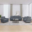 Banken loungeset met zachte fluweel stof en perfecte totale afmetingen - Donkergrijs / met kussens - Banken