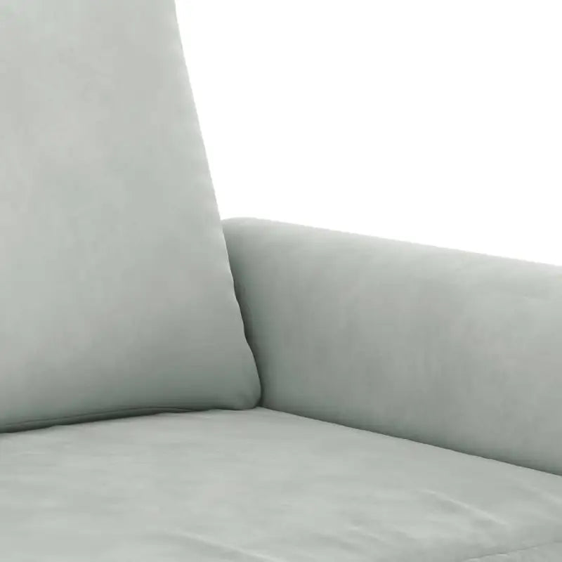 Banken loungeset met zachte fluweel stof en perfecte totale afmetingen - Banken