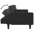 Banken loungeset met zachte fluwelen bekleding en comfortabele hoogte rugleuning - Banken