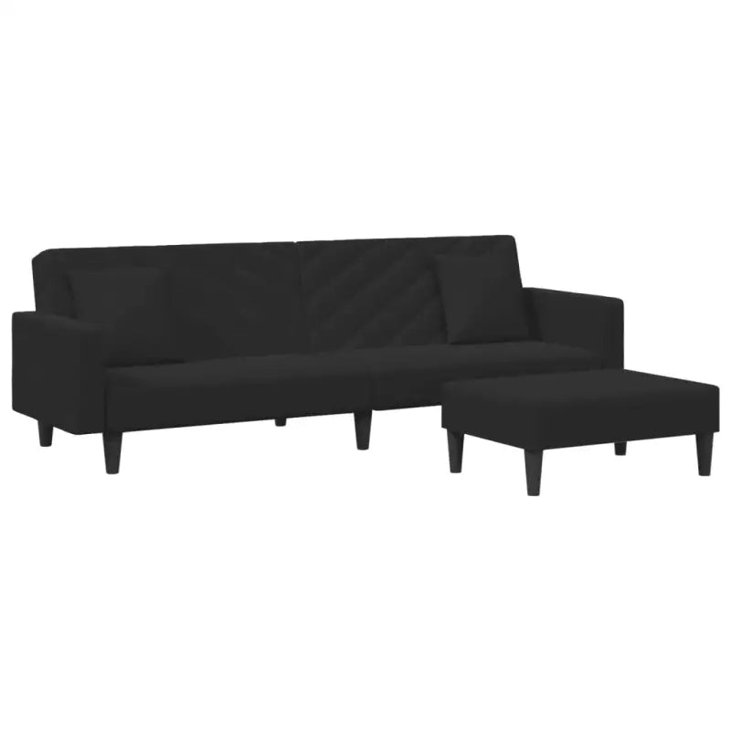 Banken loungeset met zachte fluwelen bekleding en comfortabele hoogte rugleuning - Banken