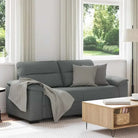 Banken met brede armleuningen voor gezellige ontspanning in huis - Donkergrijs / 140 cm - Banken