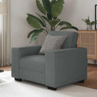 Banken met brede armleuningen voor gezellige woonkamer sfeer - Donkergrijs / 60 cm - Banken