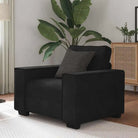 Banken met brede armleuningen voor gezelligheid en stijl in huis - Zwart / 60 cm - Banken