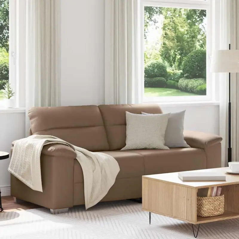 Banken met brede armleuningen voor gezelligheid en stijl in huis - Cappuccino / 140 cm - Banken