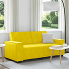 Banken met brede armleuningen voor gezelligheid en stijl in huis - Geel / 140 cm - Banken