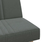 Banken met chaise longue en royale totale afmetingen voor kleine ruimtes - Donkergrijs - Banken
