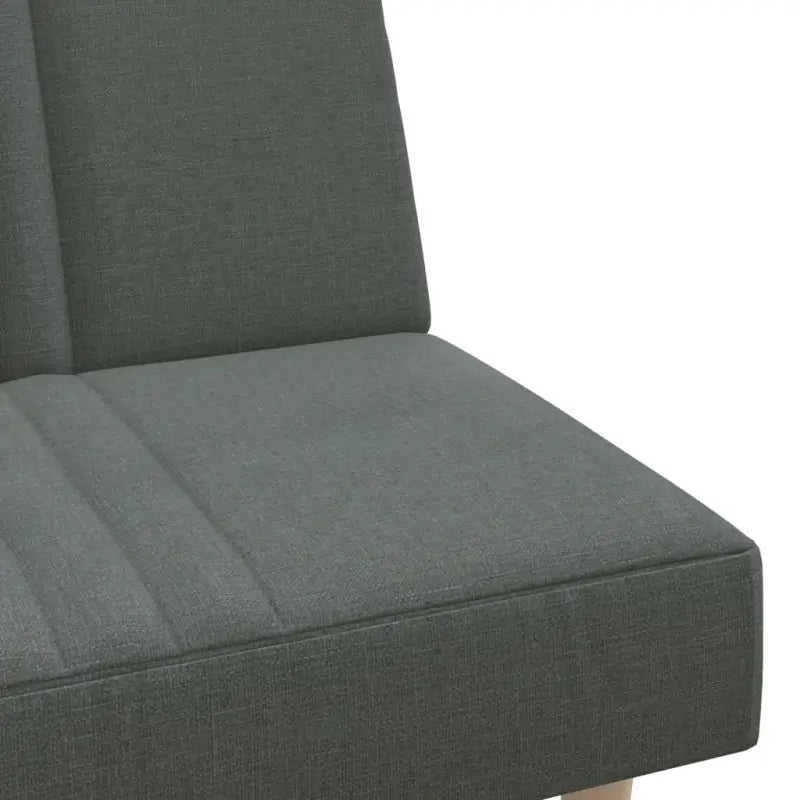 Banken met chaise longue en royale totale afmetingen voor kleine ruimtes - Donkergrijs - Banken