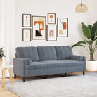 Banken met comfortabel materiaal vulling voor gezellige momenten - Donkergrijs / 180 cm - Banken