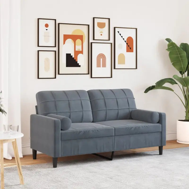 Banken met comfortabel materiaal vulling voor gezellige momenten - Donkergrijs / 140 cm - Banken