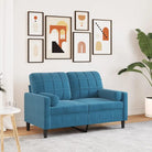 Banken met comfortabel materiaal vulling voor gezellige momenten - Blauw / 120 cm - Banken