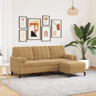 Banken met comfortabele materiaal vulling voor gezellige momenten - Bruin / 180 cm - Banken