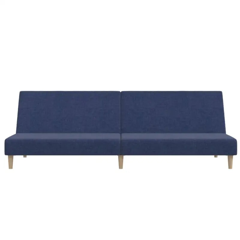 Banken met hoogte rugleuning en multifunctioneel logeerbed - Blauw / Met voetensteun - Banken