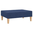 Banken met hoogte rugleuning en multifunctioneel logeerbed - Blauw / Met voetensteun - Banken