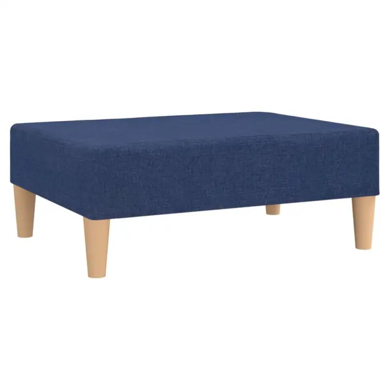 Banken met hoogte rugleuning en multifunctioneel logeerbed - Blauw / Met voetensteun - Banken