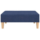 Banken met hoogte rugleuning en multifunctioneel logeerbed - Blauw / Met voetensteun - Banken