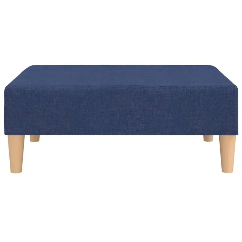 Banken met hoogte rugleuning en multifunctioneel logeerbed - Blauw / Met voetensteun - Banken