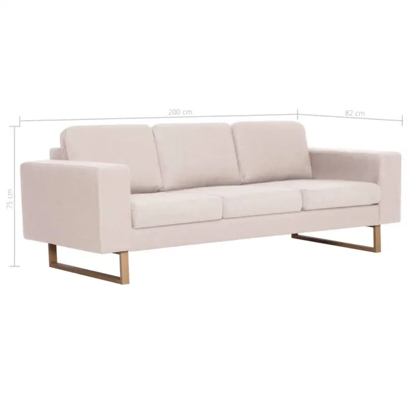 Banken met houten frame en levering bevat voor woonkamer of kantoor - Banken