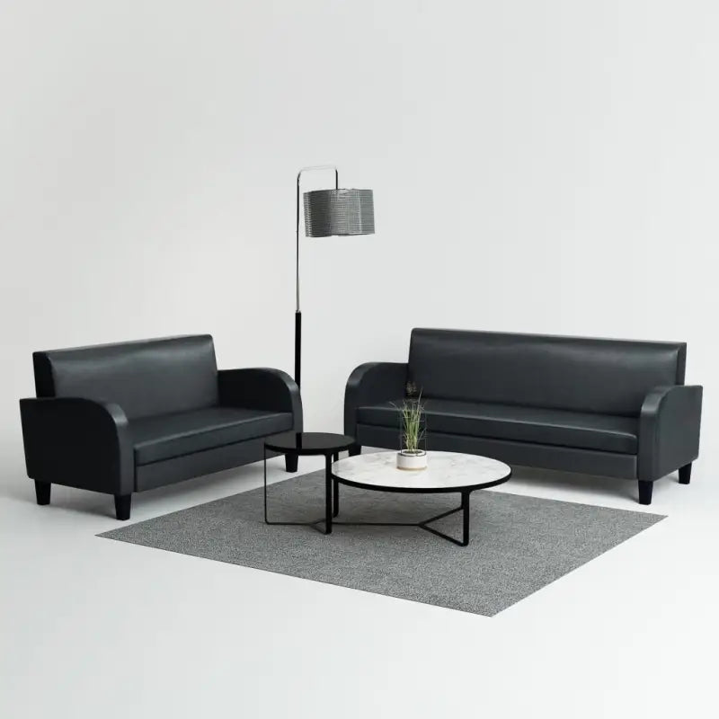 Banken met houten frame en ruime breedte zitting voor extra comfort - 2-zits + 3-zits - Banken