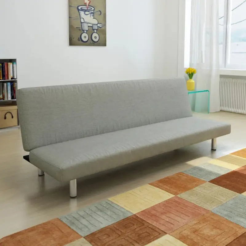 Banken met houten frame en verchroomde poten voor extra comfort - Grijs - Banken
