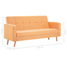 Banken met houten frame voor comfortabel en modern interieur - Oranje - Banken