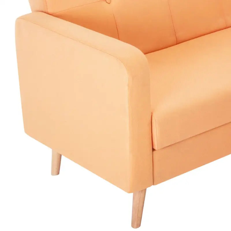 Banken met houten frame voor comfortabel en modern interieur - Oranje - Banken
