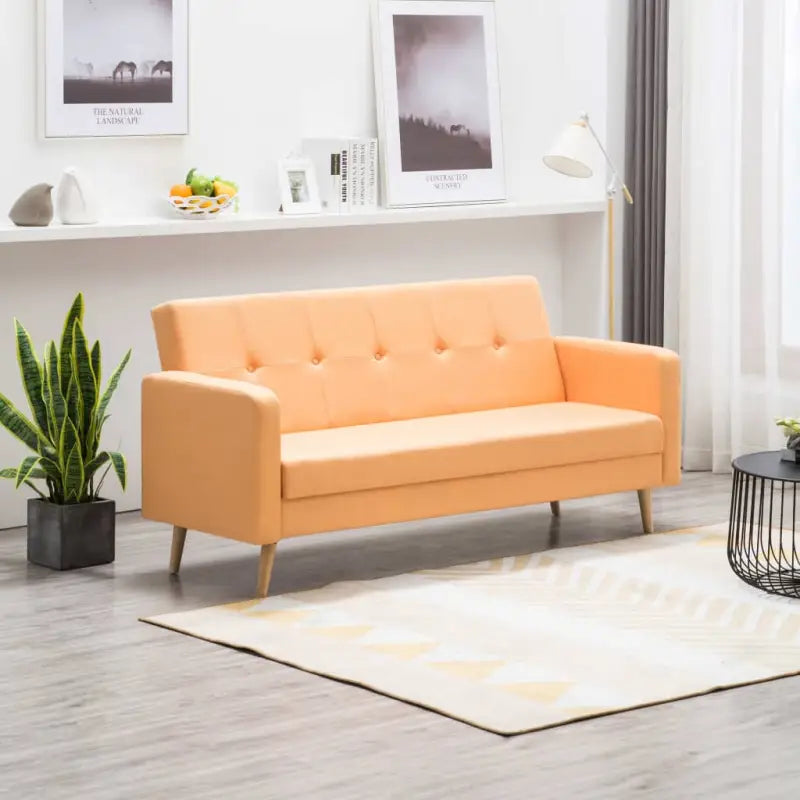 Banken met houten frame voor comfortabel en modern interieur - Oranje - Banken