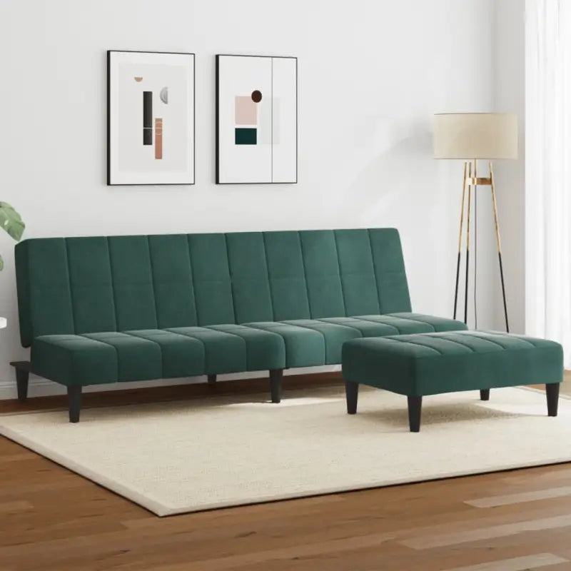 Banken met kunststof materiaal vulling voor comfortabel slapen en zitten - Donkergroen / Zonder armleuning - Banken
