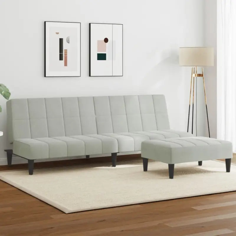 Banken met kunststof materiaal vulling voor comfortabel slapen en zitten - Lichtgrijs / Zonder armleuning - Banken