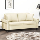 Banken met moderne uitstraling en hoogwaardige materiaal vulling - Crème / 140 cm - Banken