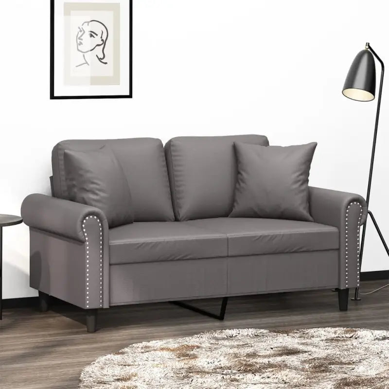 Banken met moderne uitstraling en hoogwaardige materiaal vulling - Grijs / 120 cm - Banken