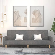 Banken met totale afmetingen en hoogte rugleuning voor slaap en zittocht - Lichtgrijs / Met armleuning - Banken