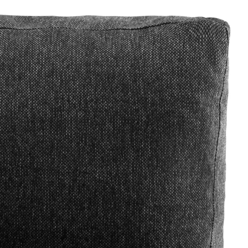 Banken met verstelbare afmetingen rugkussen voor stijl en comfort - Zwart en donkergrijs - Banken