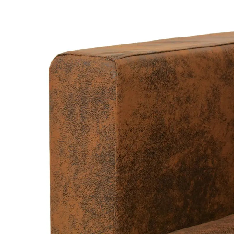 Banken set met houten frame en ruime breedte zitting voor in huis - 1-zitter + 2-zitter - Banken
