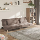 Banken slaapbank met comfortabele zit en totale afmetingen - Taupe / Zonder armleuning - Banken