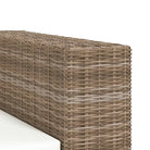 Banken van echt rattan met levering bevat voor stijl en functionaliteit - Bruin / Driezitsbank - Banken