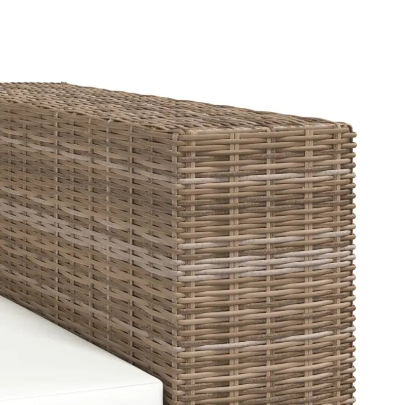Banken van echt rattan met levering bevat voor stijl en functionaliteit - Bruin / Driezitsbank - Banken