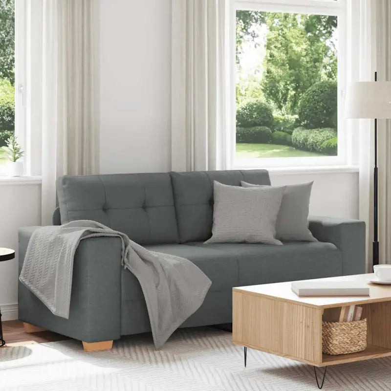 Banken voor een comfortabele zitervaring met stijl en ontspanning - Donkergrijs / 140 cm - Banken