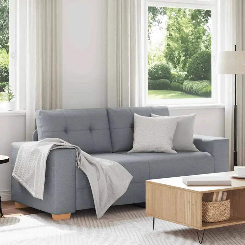 Banken voor een comfortabele zitervaring met stijl en ontspanning - Lichtgrijs / 140 cm - Banken