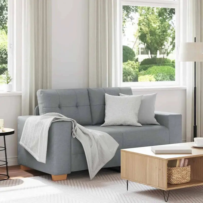 Banken voor een comfortabele zitervaring met stijl en ontspanning - Lichtgrijs / 120 cm - Banken