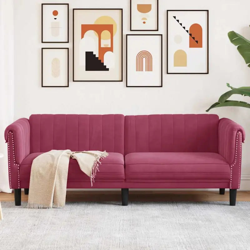 Banken voor gezellige momenten en stijlvol comfort - wine? / Driezitsbank - Banken