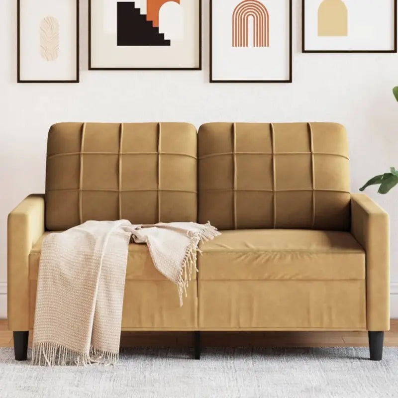 Banken voor gezellige zithoek en ontspannen sfeer - Bruin / 120 cm - Banken