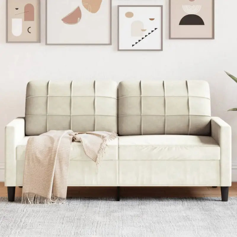 Banken voor gezellige zithoek en ontspannen sfeer - Crème / 140 cm - Banken