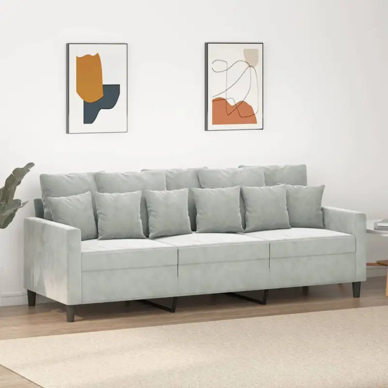 Banken voor gezelligheid en ontspanning in huis - Lichtgrijs / 180 cm - Banken