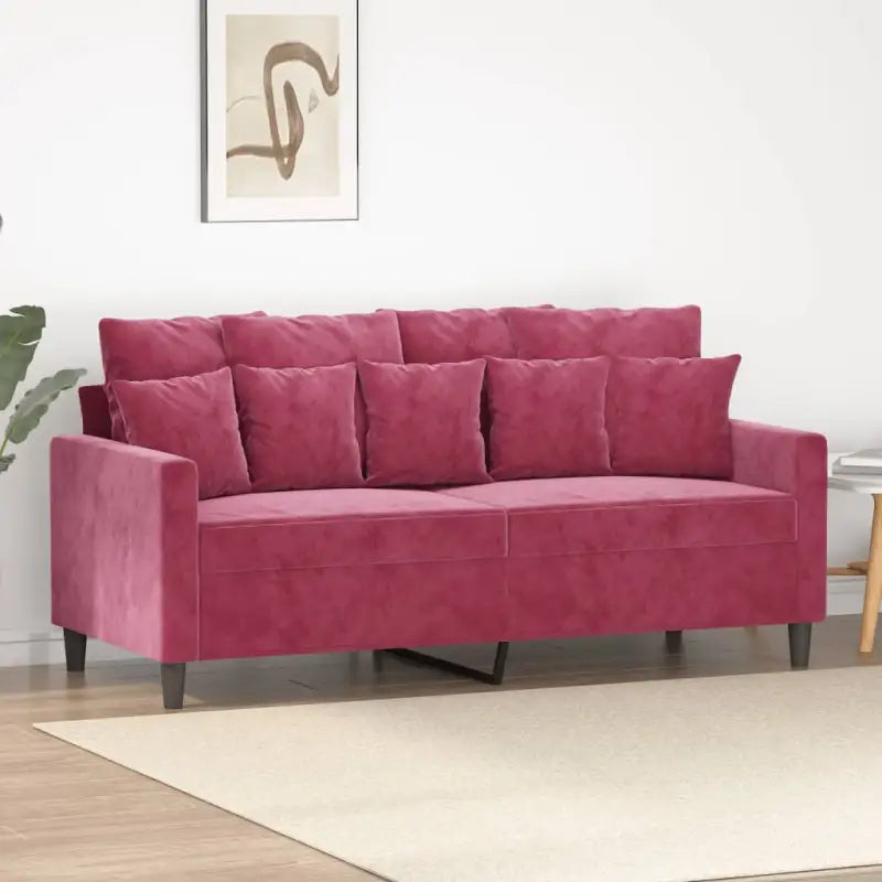 Banken voor gezelligheid en ontspanning in huis - Wijnrood / 140 cm - Banken