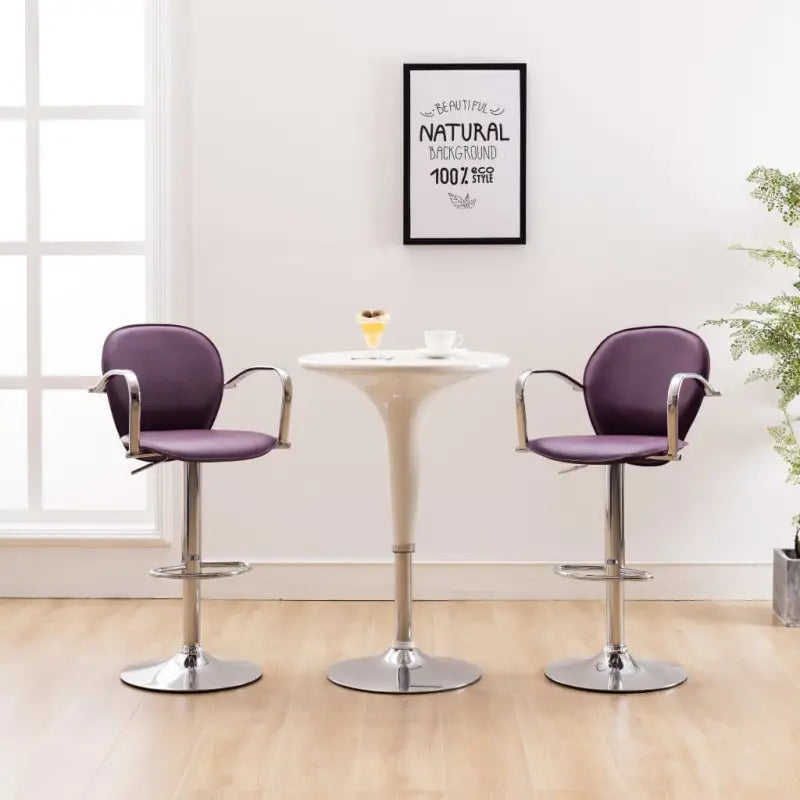 Barkrukken Met Armleuning voor Optimaal Zitcomfort levering bevat eenvoudig te reinigen kunstleer - Barkrukken